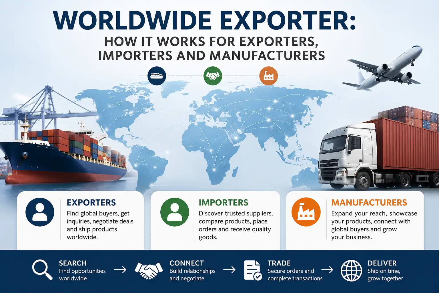 Worldwide Exporter: How It Works for Exporters, Importers and Manufacturers