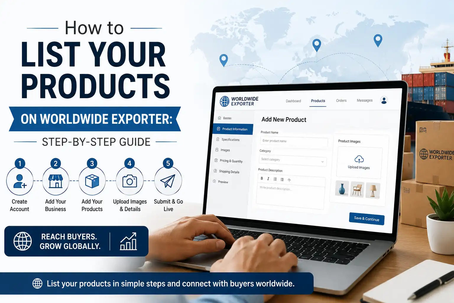 How to List Your Products on Worldwide Exporter: Step-by-Step Guide