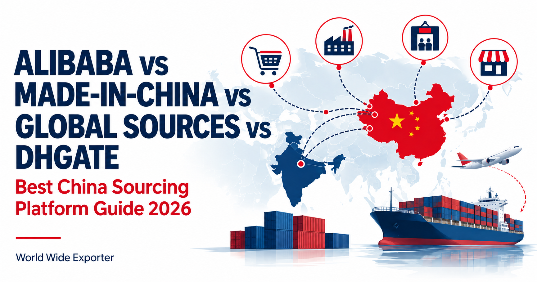 Alibaba vs Made-in-China vs Global Sources vs DHgate: Best China Sourcing Platform in 2026