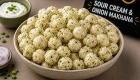 Sour Cream & Onion Makhana - Food & Beverages supplier, exporter & wholesale manufacturer