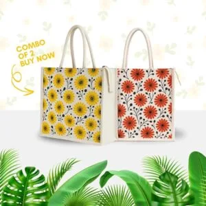 Jute Bag with Zip