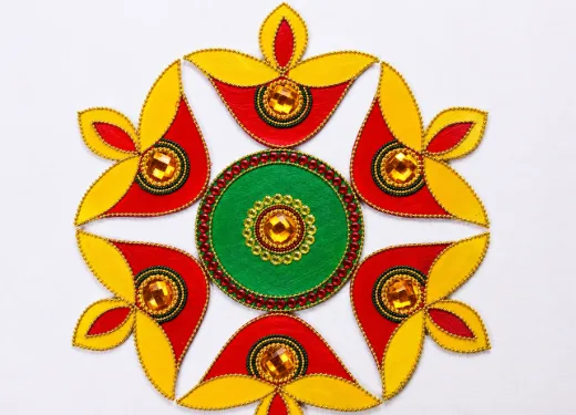 Reusable Rangoli on MDF - Handcraft supplier, exporter & wholesale manufacturer
