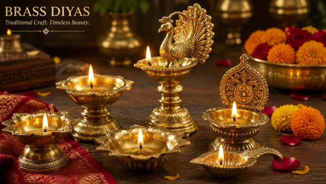 Brass Diyas - Handcraft supplier, exporter & wholesale manufacturer