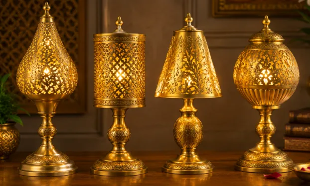 Brass Table Lamps - Handcraft supplier, exporter & wholesale manufacturer