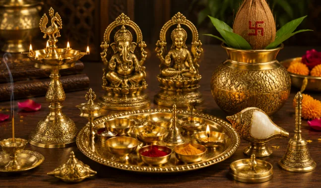Brass Pooja Items - Handcraft supplier, exporter & wholesale manufacturer
