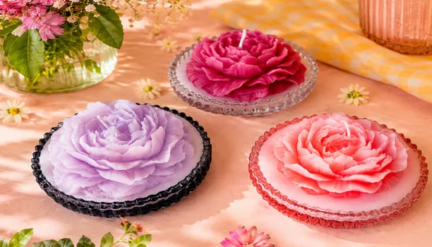 Floral Glow Candle - Home & Kitchen supplier, exporter & wholesale manufacturer