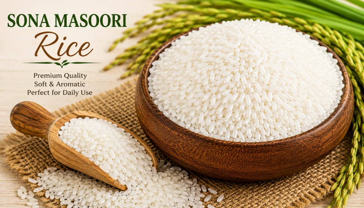 Sona Masoori Rice - Food & Beverages supplier, exporter & wholesale manufacturer
