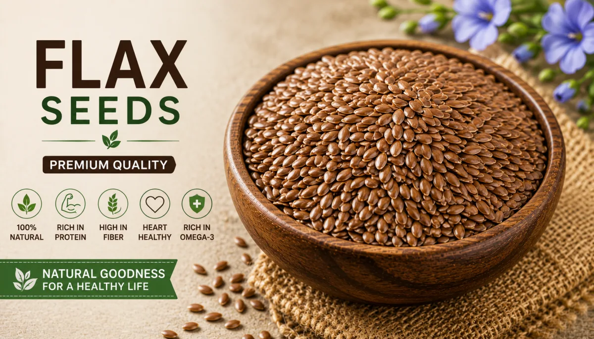 Flax Seeds - Food & Beverages supplier, exporter & wholesale manufacturer