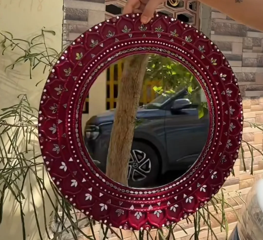 Lippan Art Style Mirror - Handcraft supplier, exporter & wholesale manufacturer