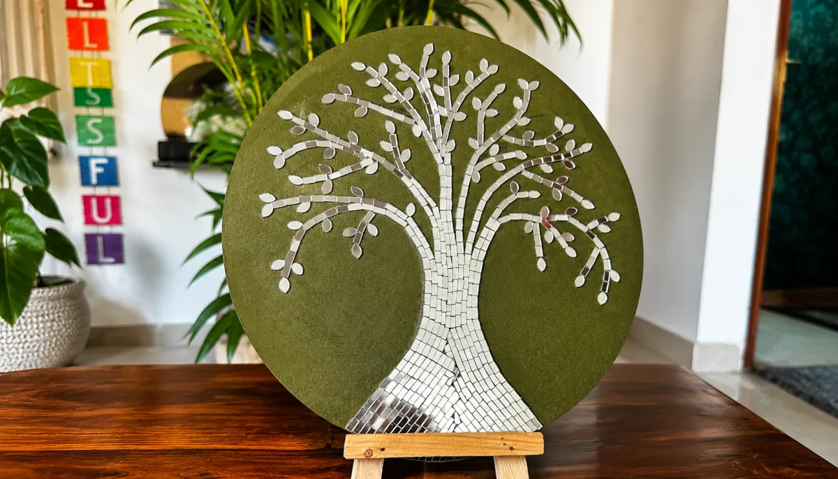 Modern Mirror Mosaic Tree - Handcraft supplier, exporter & wholesale manufacturer