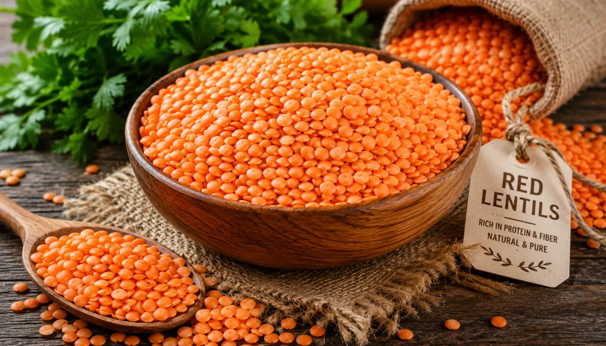 Red Lentils - Food & Beverages supplier, exporter & wholesale manufacturer