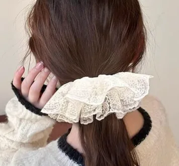 Lace Ruffle Scrunchie - Personal Care supplier, exporter & wholesale manufacturer