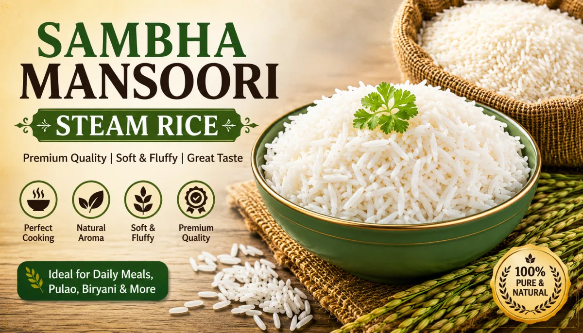 Sambha Mansoori Steam Rice