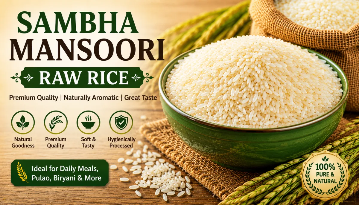 Sambha Mansoori Raw Rice