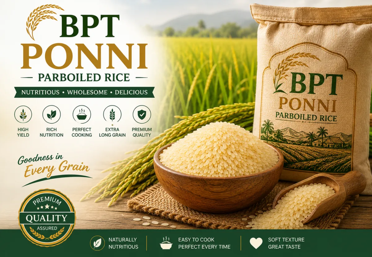 BPT Ponni Parboiled Rice