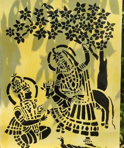Radha Krishna sanjhi Art - Handcraft supplier, exporter & wholesale manufacturer
