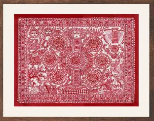 22x30 Inch Kohbar Painting - Handcraft supplier, exporter & wholesale manufacturer