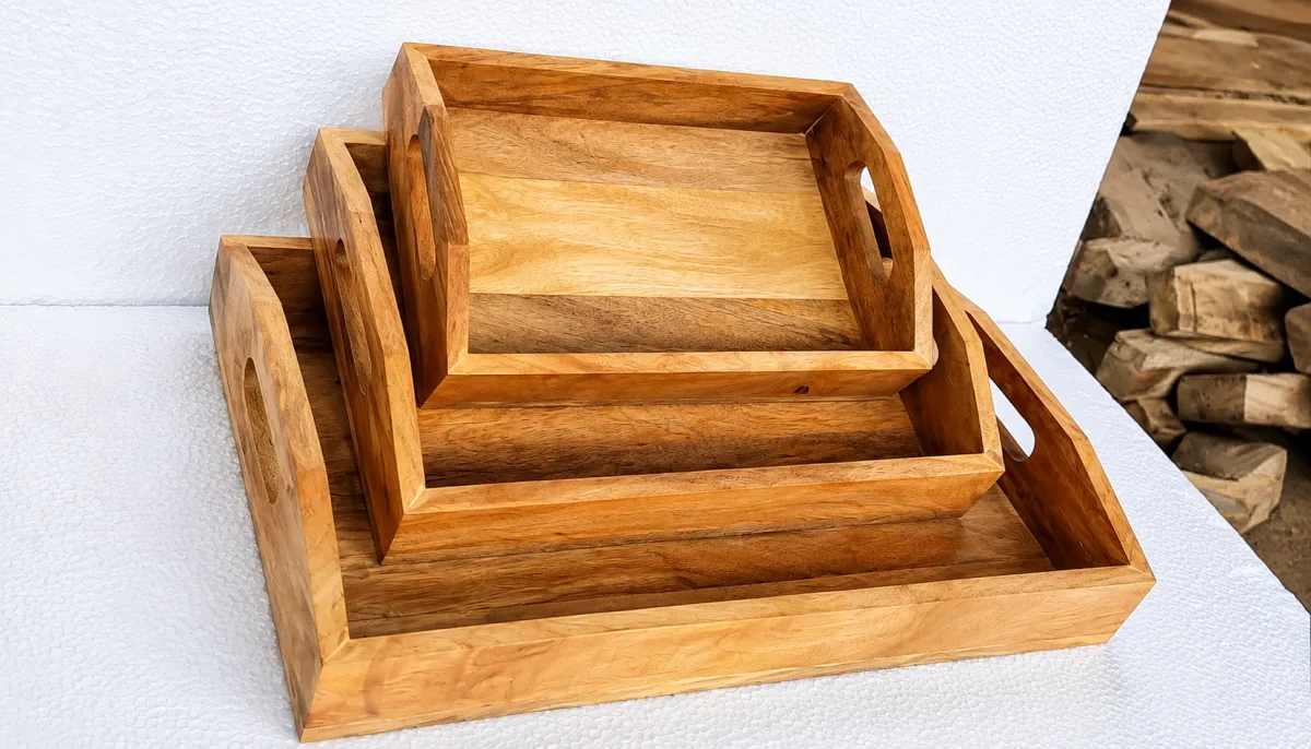 Wooden Serving Tray - Handcraft supplier, exporter & wholesale manufacturer