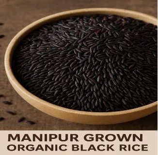 Manipur Grown Organic Black Rice