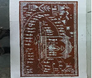 Traditional Warli Art Painting
