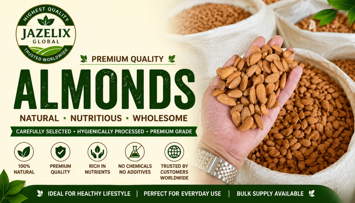 Almonds - Food & Beverages supplier, exporter & wholesale manufacturer