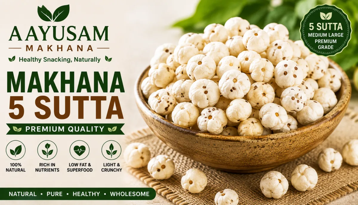 5 Sutta Makhana - Food & Beverages supplier, exporter & wholesale manufacturer