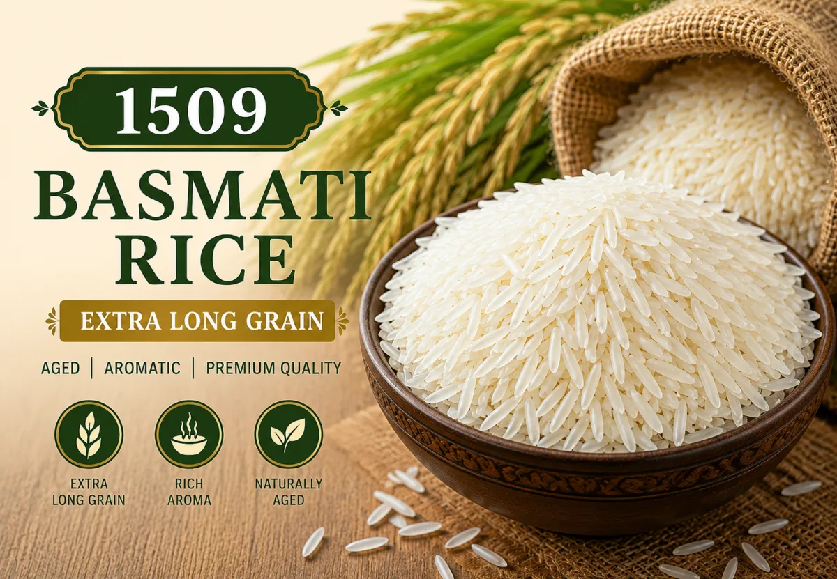 1509 Basmati Rice - Food & Beverages supplier, exporter & wholesale manufacturer