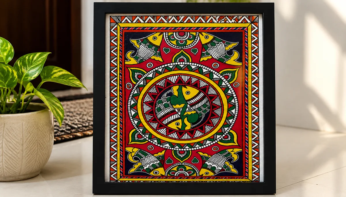 Madhubani Fish Painting