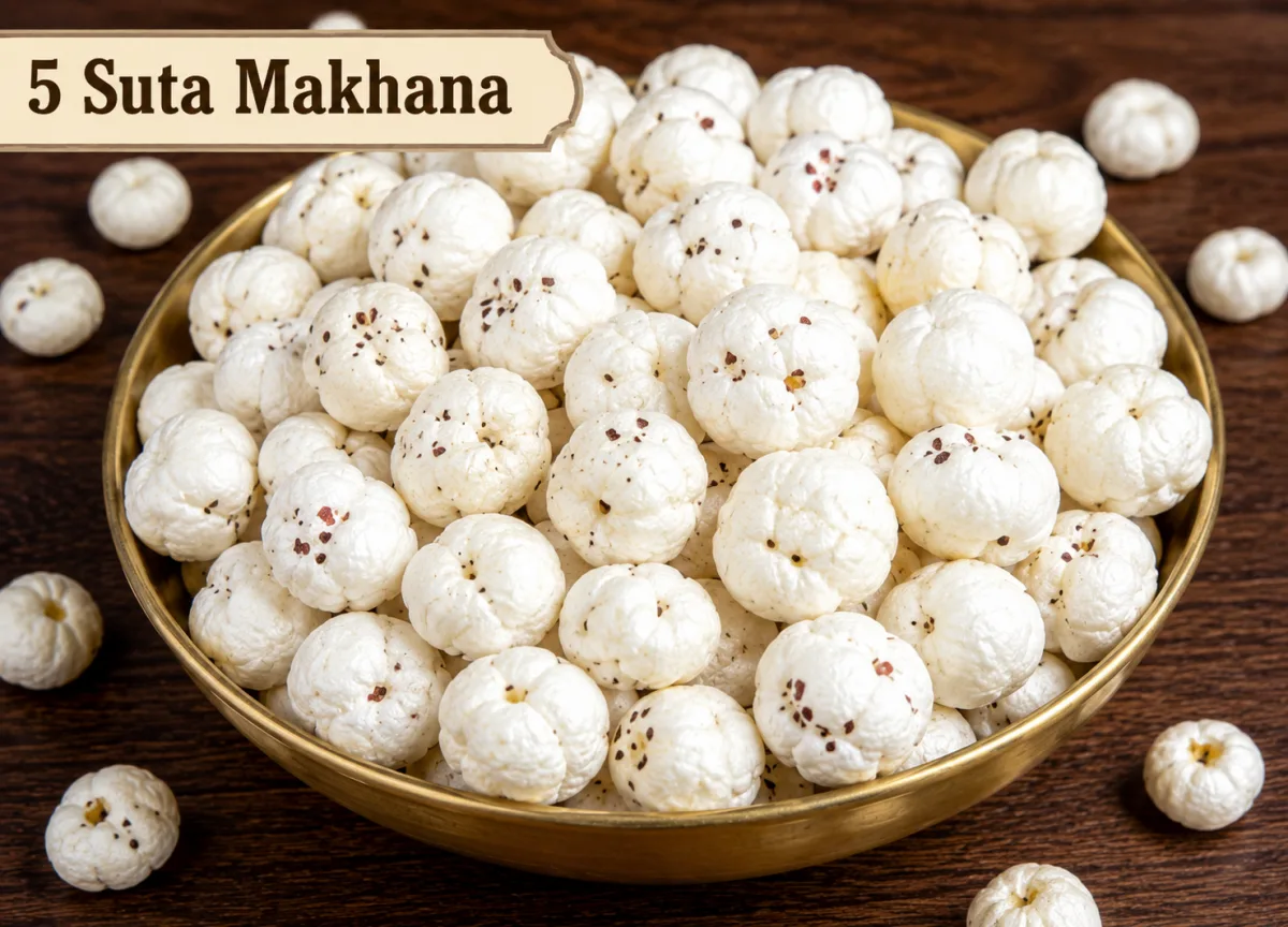 5 Suta Makhana - Food & Beverages supplier, exporter & wholesale manufacturer