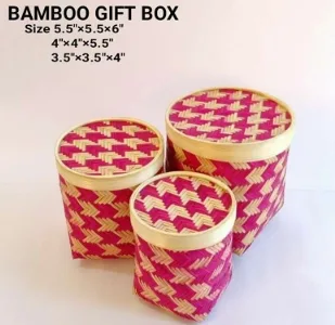 Bamboo Gift Box - Handcraft supplier, exporter & wholesale manufacturer