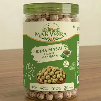 Pudina Masala Roasted Makhana - Food & Beverages supplier, exporter & wholesale manufacturer
