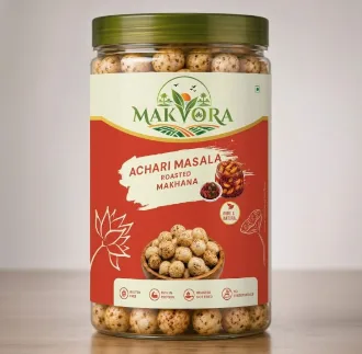 Achari Masala Roasted Makhana - Food & Beverages supplier, exporter & wholesale manufacturer