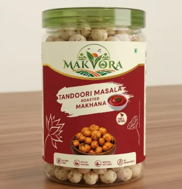 Tandoori Salt Roasted Makhana - Food & Beverages supplier, exporter & wholesale manufacturer