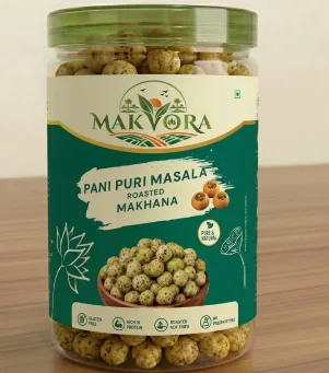 Pani Puri Masala Roasted Makhana - Food & Beverages supplier, exporter & wholesale manufacturer