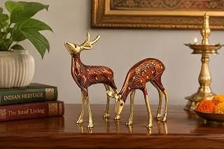 Brass Deer Showpiece(SA005) - Handcraft supplier, exporter & wholesale manufacturer