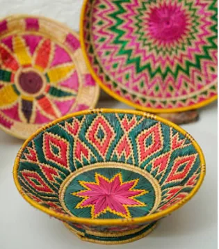 Handmade Moonj Decorative Bowl