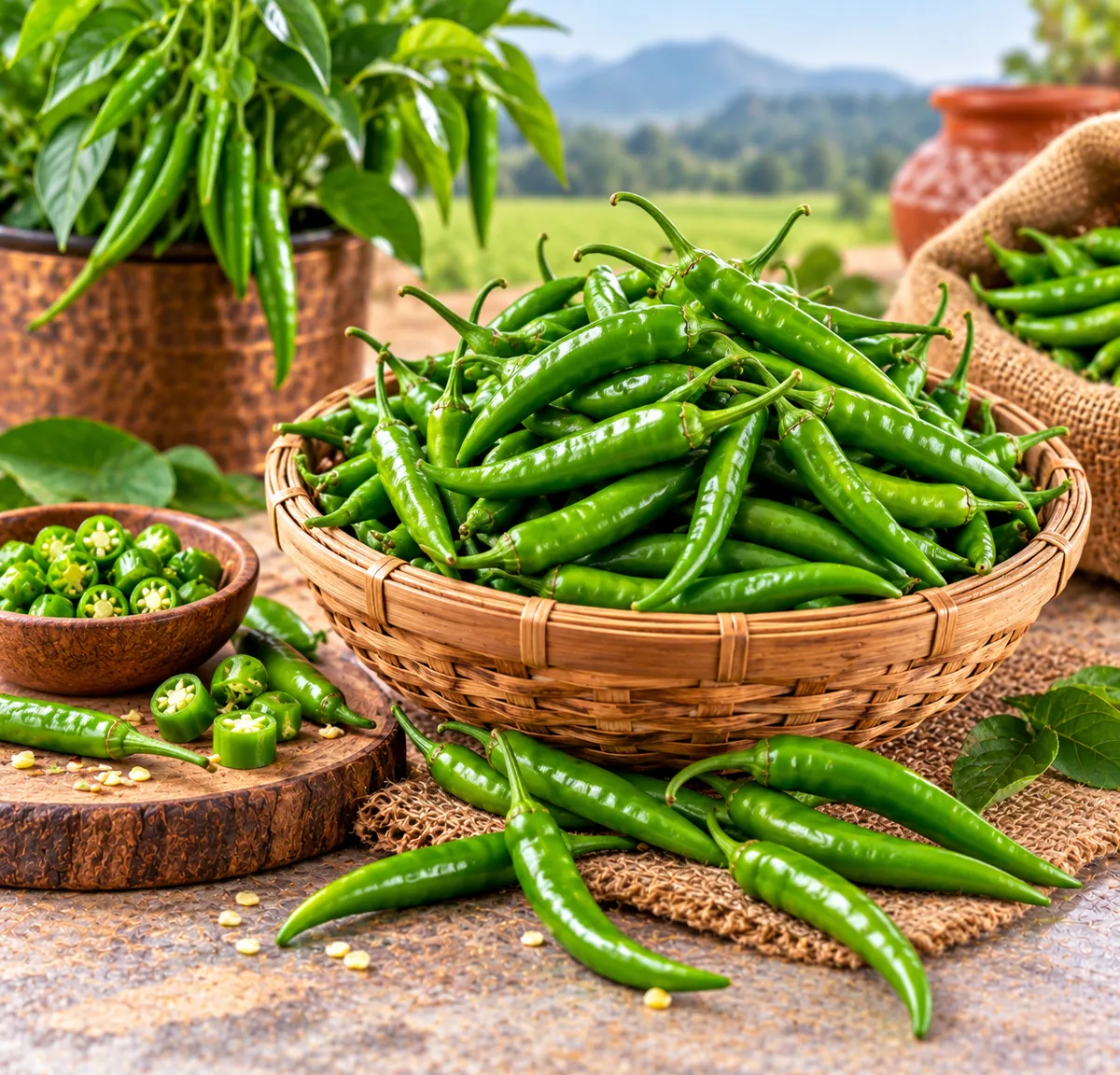 Green Chilli - Food & Beverages supplier, exporter & wholesale manufacturer