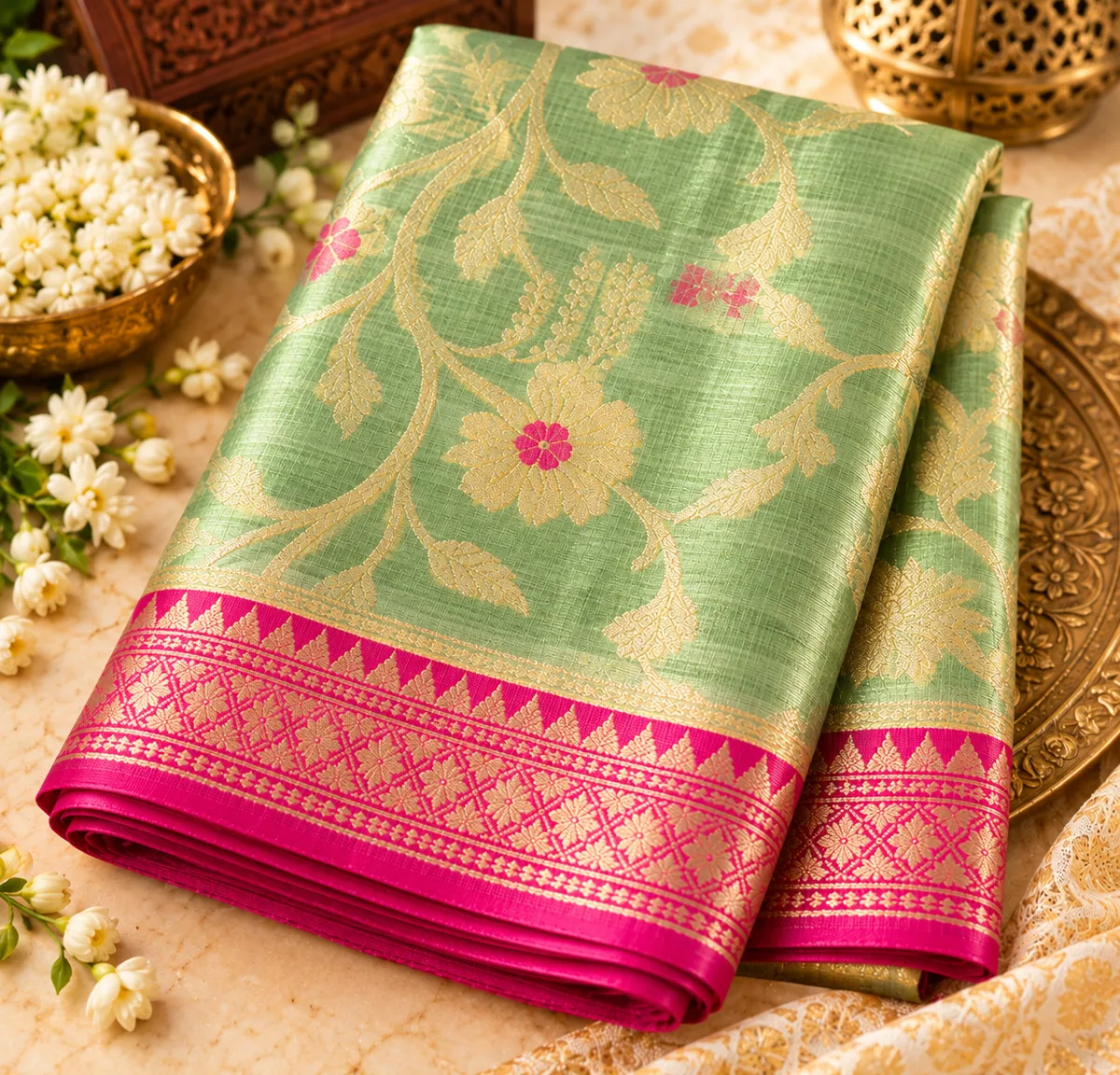 Tissue Silk Saree - Apparel & Fashion supplier, exporter & wholesale manufacturer