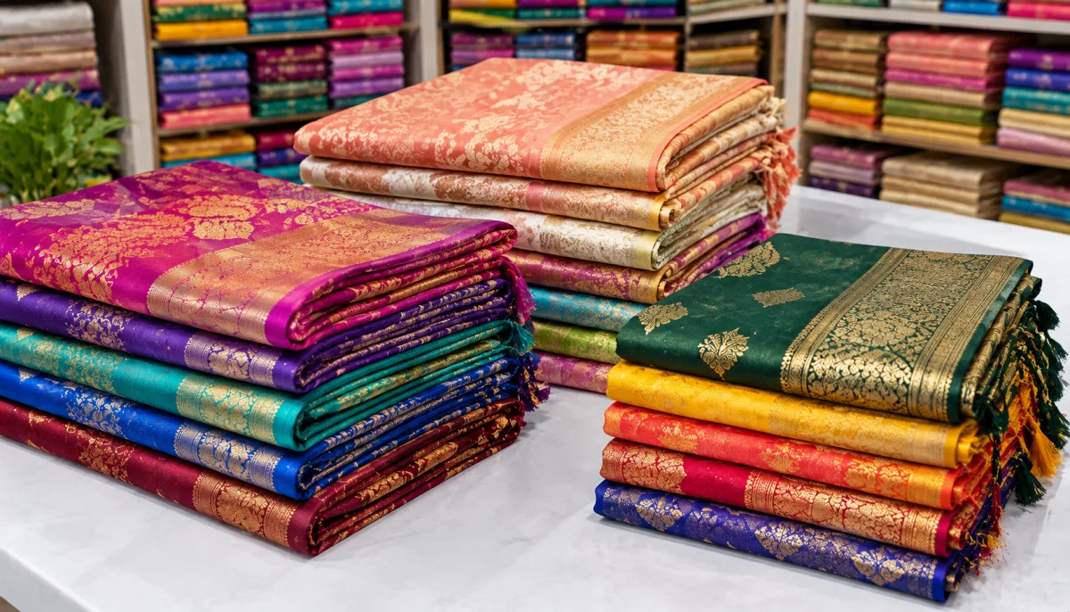 Tissue Silk Saree - Apparel & Fashion supplier, exporter & wholesale manufacturer