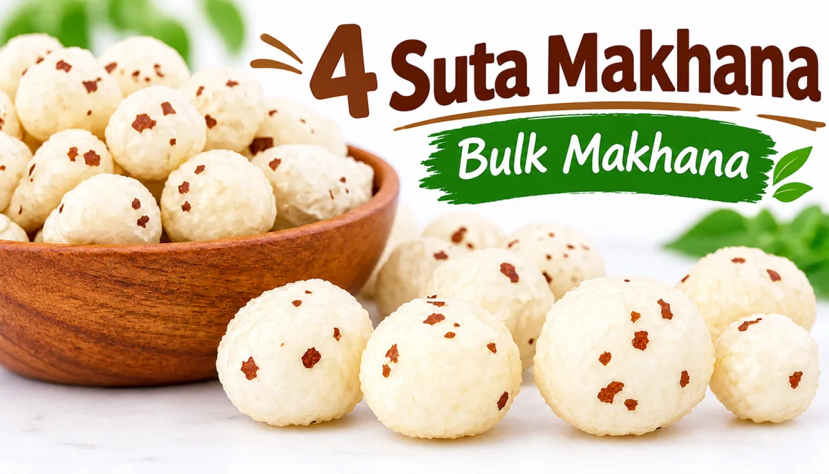 4 Suta Makhana - Food & Beverages supplier, exporter & wholesale manufacturer