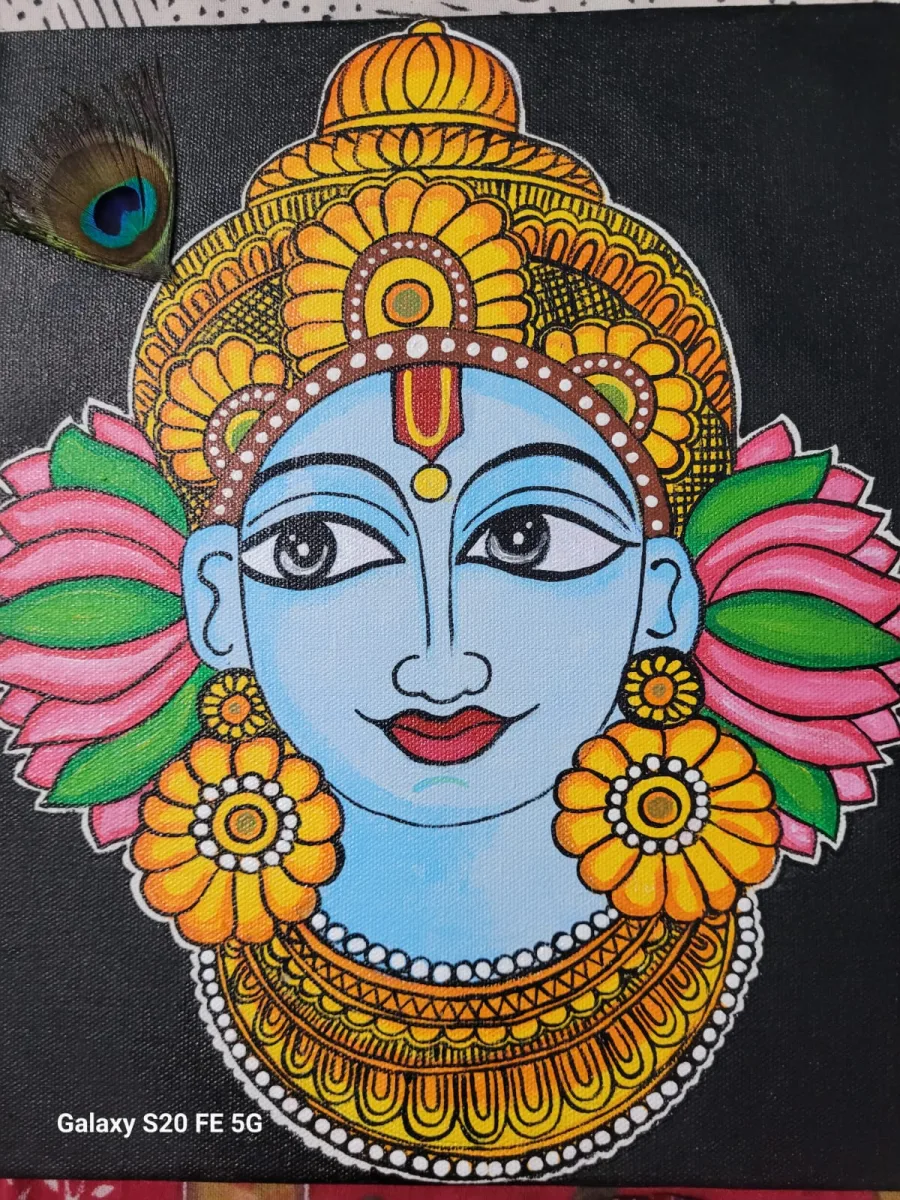 Madhubani Canvas Painting - Handcraft supplier, exporter & wholesale manufacturer
