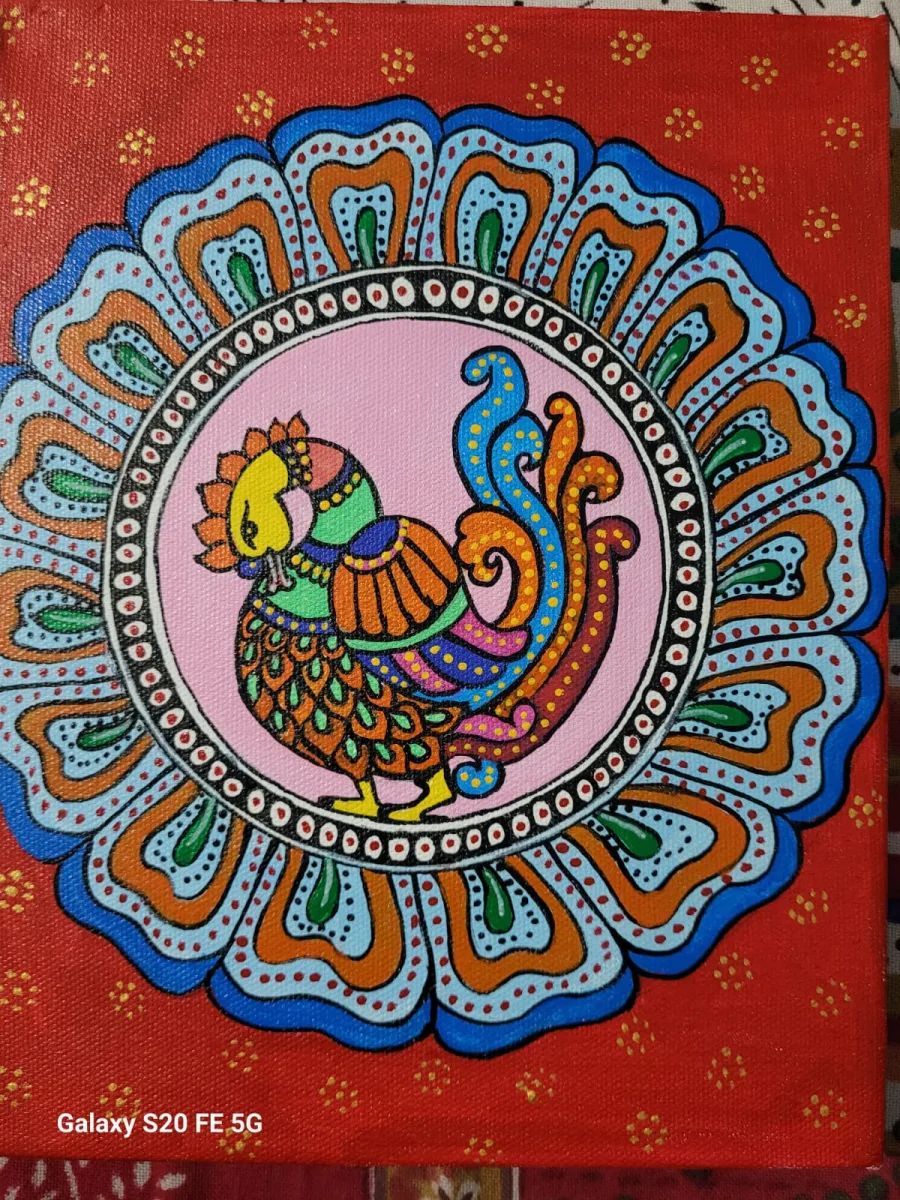 Madhubani Canvas Painting - Handcraft supplier, exporter & wholesale manufacturer