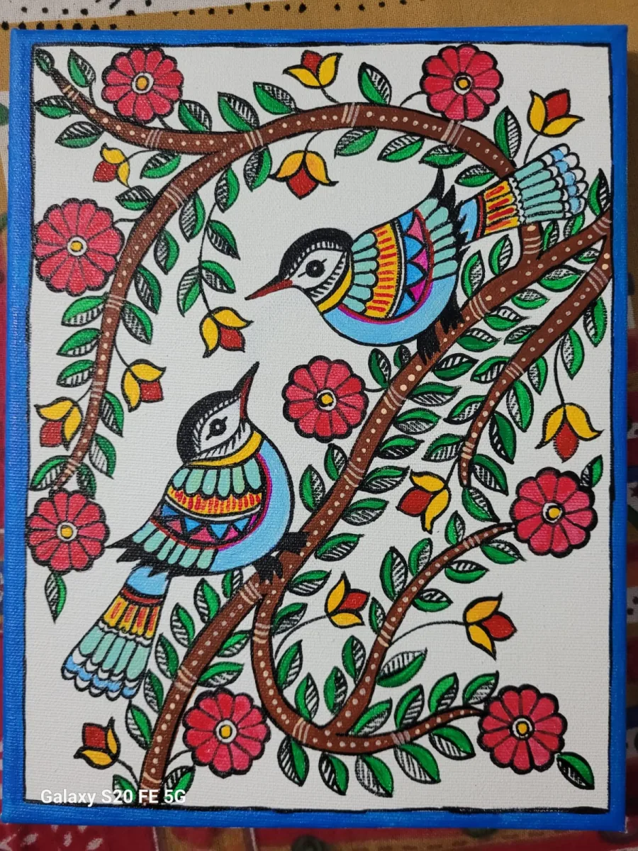 Madhubani Canvas Painting - Handcraft supplier, exporter & wholesale manufacturer