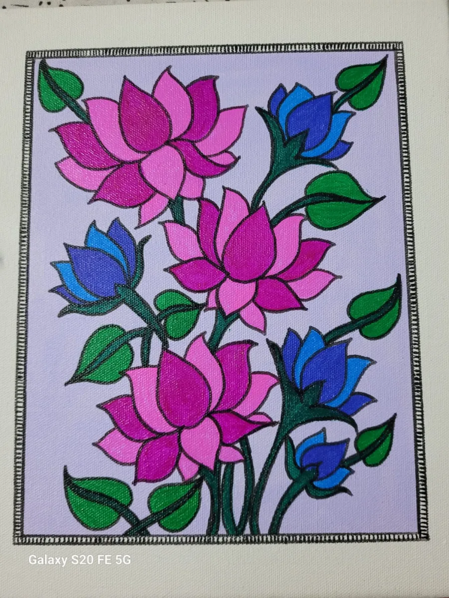 Madhubani Canvas Painting - Handcraft supplier, exporter & wholesale manufacturer