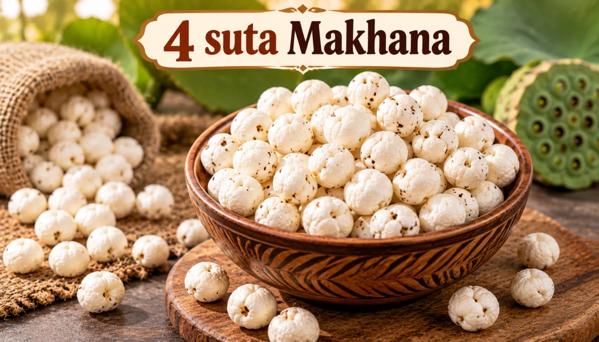 4 Suta Makhana - Food & Beverages supplier, exporter & wholesale manufacturer