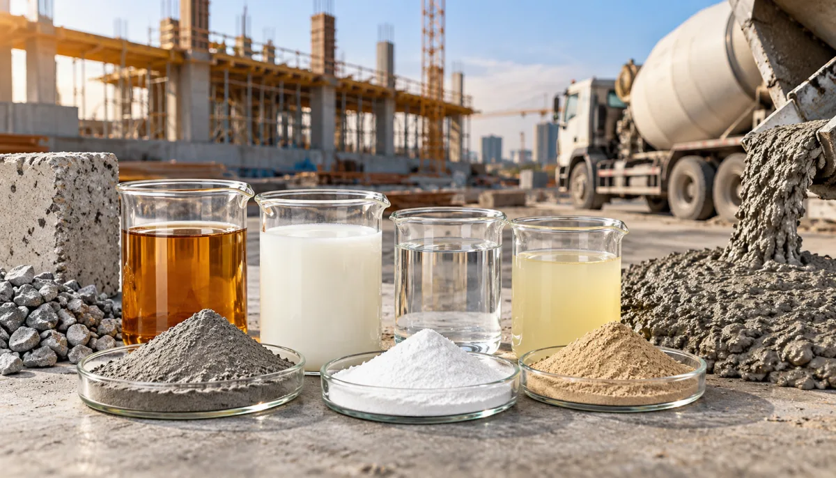 Concrete Admixtures - Construction Materials supplier, exporter & wholesale manufacturer
