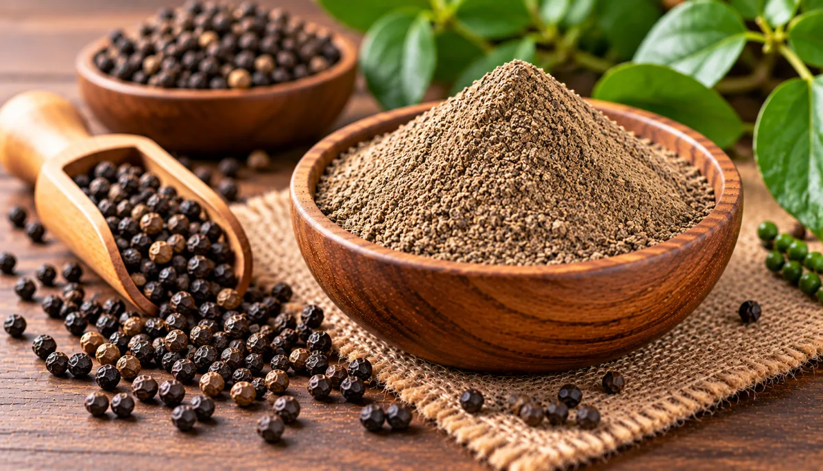 Black Pepper Powder - Food & Beverages supplier, exporter & wholesale manufacturer